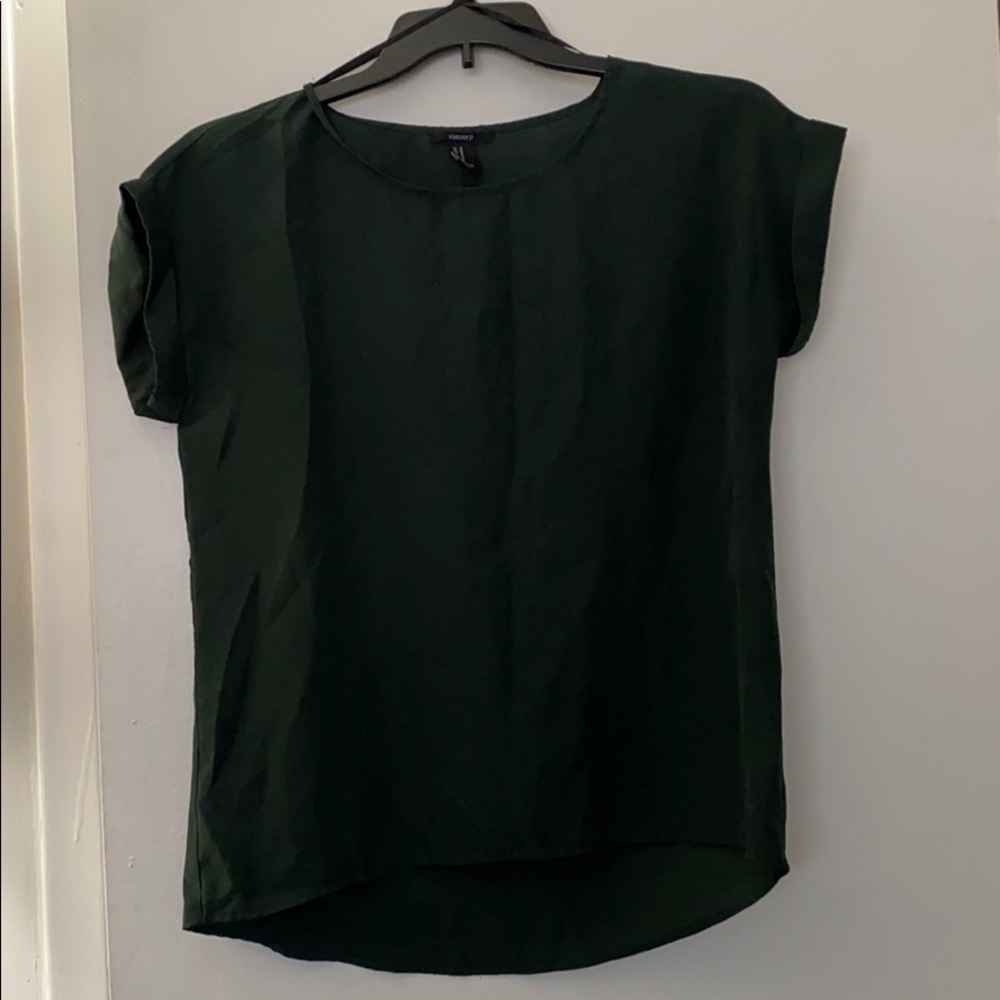 Olive green dress shirt for Forever 21 (M)